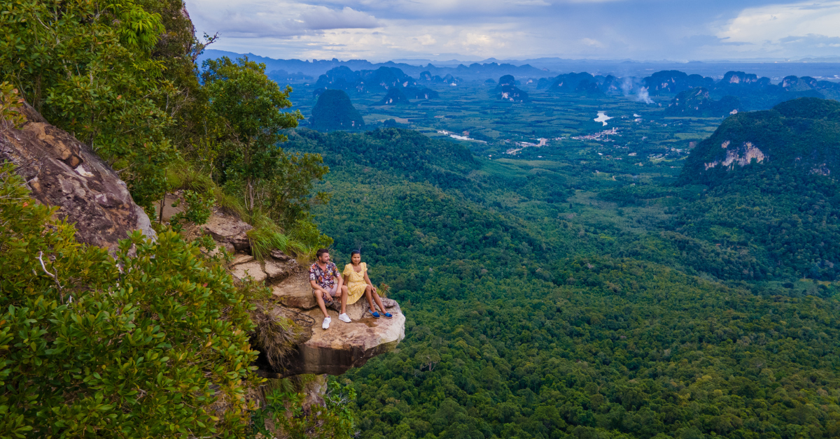 Rainy season forest travel